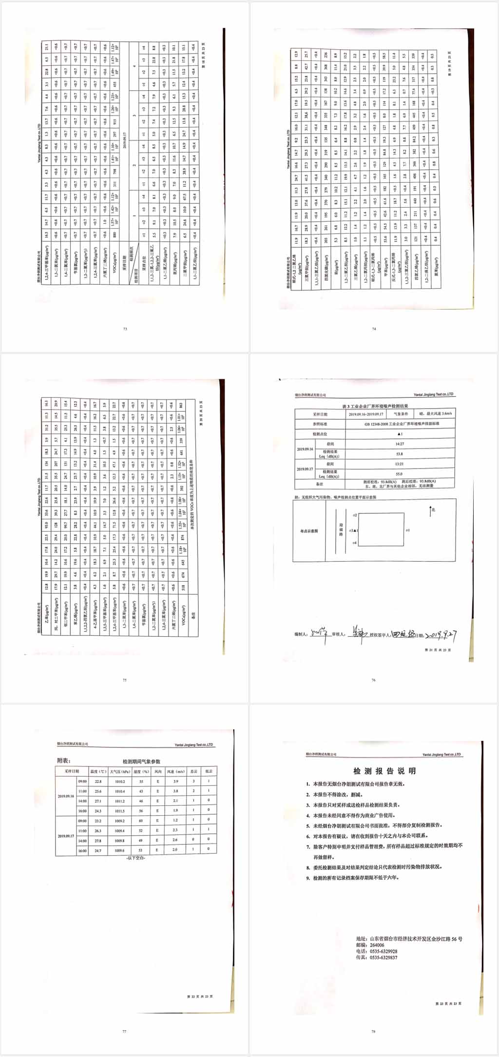 煙臺沃爾姆真空設備有限公司環(huán)境保護驗收監(jiān)測表公示13